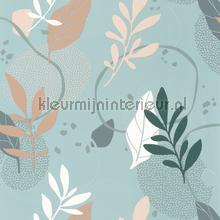 Be yourself bleu vert papier peint Caselio Wallpaper creations 