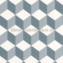 Be happy bleu canard papier peint Caselio Wallpaper creations 