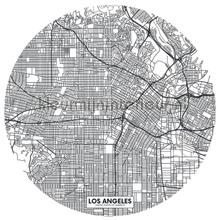 FLY TO LOS ANGELES NOIR ET BLANC stickers mureaux Caselio Young and Free YNF103450999