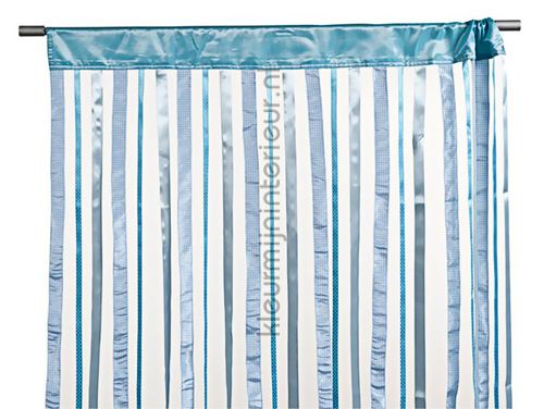 Lintgordijn blauw Katja 02 fluegardiner wire curtains