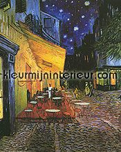 Cafe Terrace at Night fotomurales Evolutions 1087