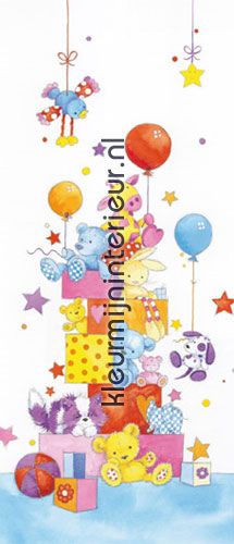little friends fotobehang 517 Ideal-Decor Poster Ideal Decor
