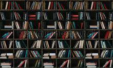 Bookshelves fotobehang Abstract and Art Kleurmijninterieur