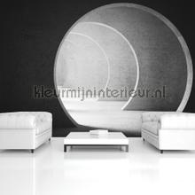 Tunnel circle shape fototapeten Kleurmijninterieur weltkarten 