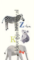 Wandpaneel Jungle dieren fotobehang 67186532 babykamer Caselio