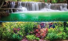 Underneath the waterfalls fototapeten Kleurmijninterieur weltkarten 