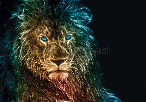 Lion fotobehang Animals Kleurmijninterieur