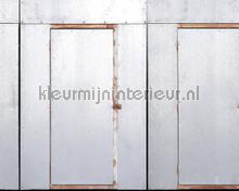 Iron doors fotobehang Architects Paper Modern Abstract 