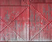 Iron door red fotomurais Architects Paper telhas 