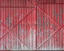 Iron door red fototapet dd108585 Mural room set photo's Architects Paper