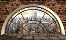 Panorama fototapeten Kleurmijninterieur weltkarten 