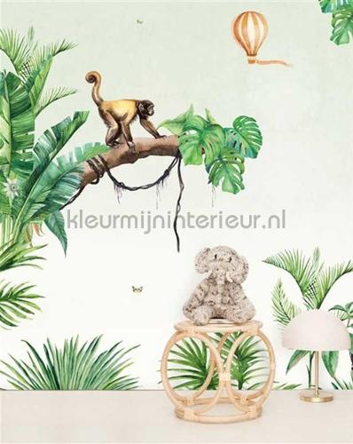 Jungle Monkey papier murales jungle-monkey Botanical Collection Creative Lab Amsterdam