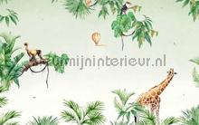 Jungle Monkey fotomurais Creative Lab Amsterdam Botanical Collection jungle-monkey