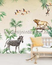 King Of The Jungle fotobehang king-of-the-jungle kinderkamer jongens Creative Lab Amsterdam