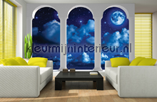 Night fotobehang Boys Kleurmijninterieur