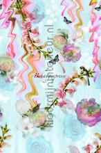 Florals Glitch fottobehaang Behang Expresse Colour Choc INK6054