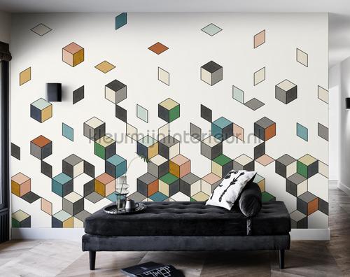 falling cube papier murales 200451 Graphique - Abstrait BN Wallcoverings
