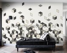 falling cube photomural 200452 Graphic - Abstract BN Wallcoverings