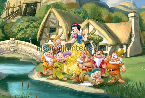 Snow white and seven dwarfs fotobehang Disney Princess Kleurmijninterieur