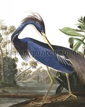 blue crane papier peint Kek Amsterdam Flora en Fauna pa-011