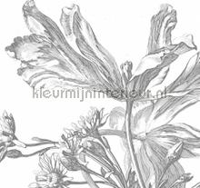 engraved flowers papier murales Kek Amsterdam Flora en Fauna wp-333