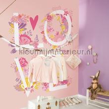 Love fotobehang Caselio kinderkamer meisjes 