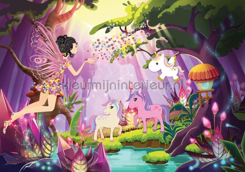 Fairy wood fotomurales Girls Kleurmijninterieur