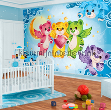 Rainbow bears fottobehaang Girls Kleurmijninterieur