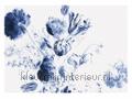 Royal Blue Flowers 2 fotobehang WP-224 Golden Age Flowers Kek amsterdam