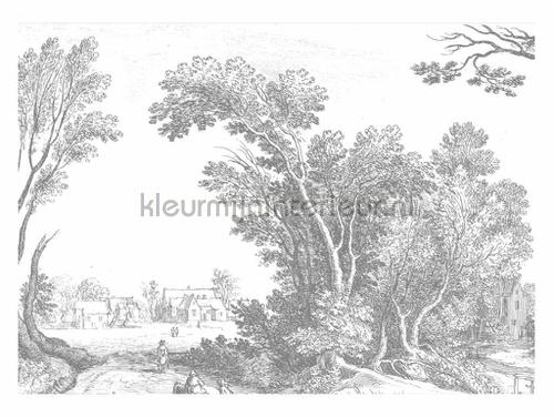 Engraved Landscapes fotomurales WP-326 Golden Age Flowers Kek Amsterdam