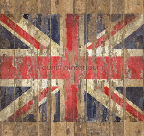 Union jack fotomurais g45284 Grunge Noordwand