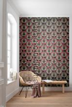 paon rouge papier murales Komar Heritage Edition 1 hx4-033