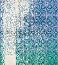 art nouveau blue photomural hx5-039 Modern - Abstract Komar