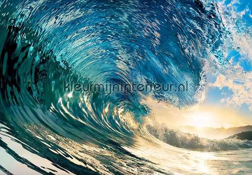 Wave fotobehang 00962 Ideal-Decor Vlies Ideal Decor