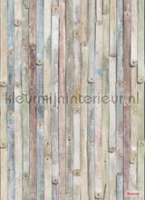 Vintage wood fotobehang Komar hout 