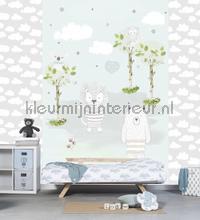 Bears and lions fotobehang Behang Expresse babykamer 