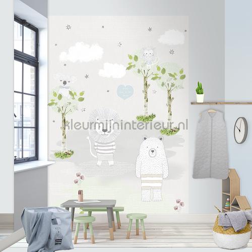 Bears and lions fotobehang ink7011 Kay and Liv Behang Expresse