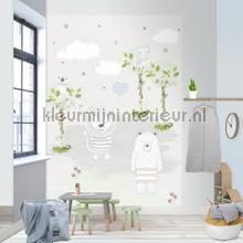 Bears and lions fotobehang Behang Expresse Kay and Liv ink7011