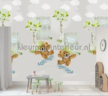 Parachute beertjes wallcovering Behang Expresse Kay and Liv ink7015