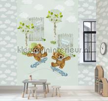 Parachute beertjes fotobehang Behang Expresse Kay and Liv ink7016