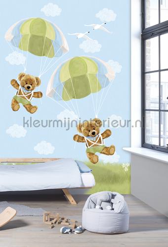 Parachute beertjes fotobehang ink7017 babykamer Behang Expresse