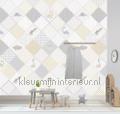 Patchwork dinoos fotobehang ink7029 Kay and Liv Behang expresse