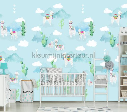 Alpaca land fotobehang ink7041 Kay and Liv Behang Expresse