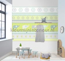 Olifant linten wallcovering Behang Expresse Kay and Liv ink7043