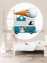icecream truck photomural ck-039 Kinder Behangcirkels Kek Amsterdam