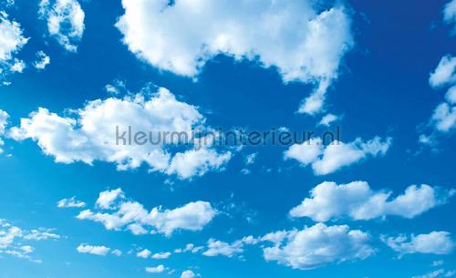 Cloudy sky fotobehang Landscape Kleurmijninterieur