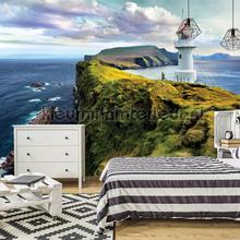 Lighthouse on peninsula papier murales Kleurmijninterieur Tout-images