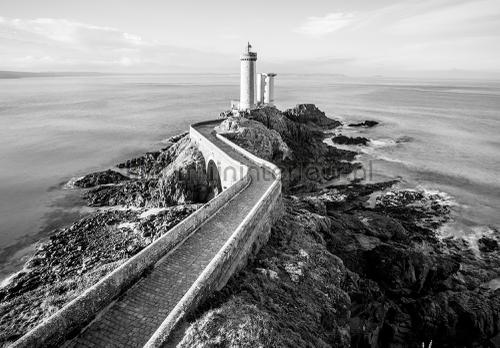 Peninsula black and white fotobehang Zon - Zee - Strand Kleurmijninterieur