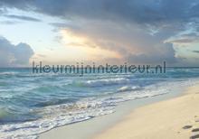 Blue sea and natural beach photomural Sun - Sea - Beach Kleurmijninterieur