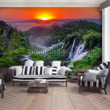 Overview waterfalls fotobehang Landscape Kleurmijninterieur